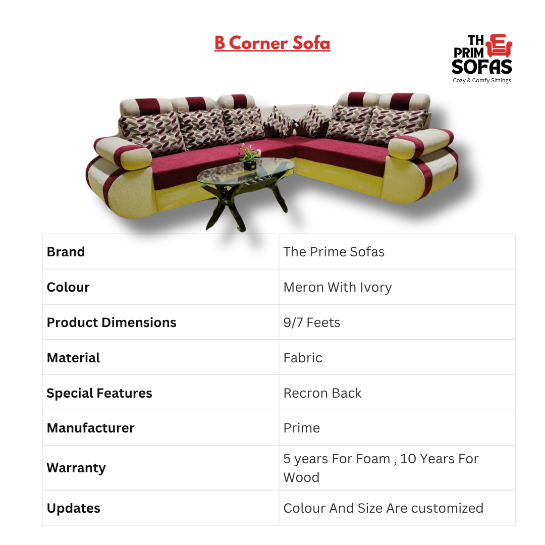 B Corner Sofa