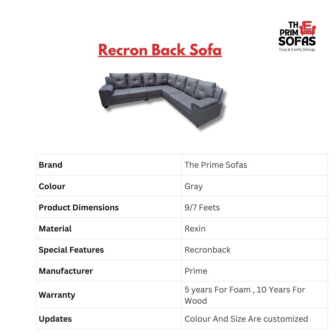 Recron Back sofa