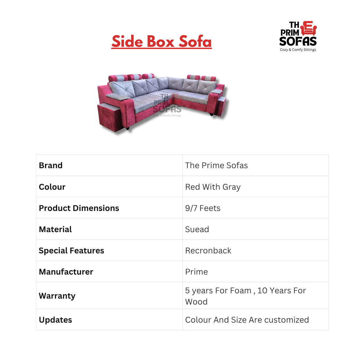 Side Box Sofa