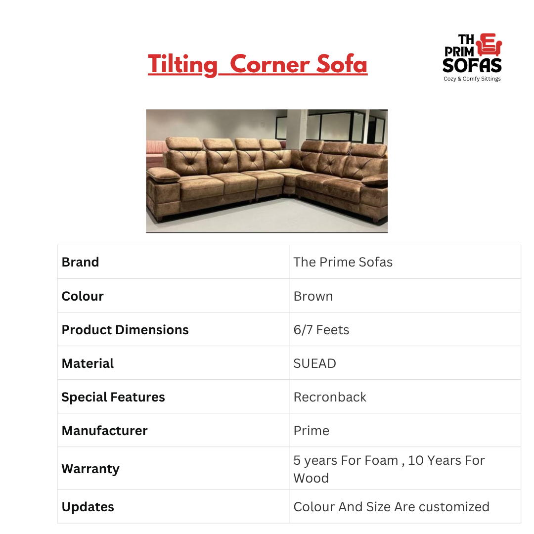 Tilting Corner Sofa