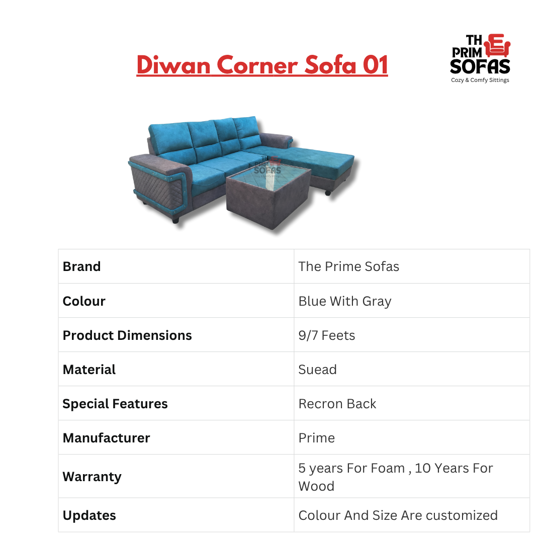 Diwan Corner Sofa