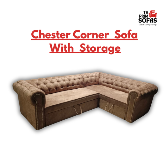 Chester Corner  Sofa With Storage