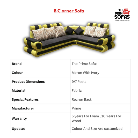Butterfly Corner Sofa