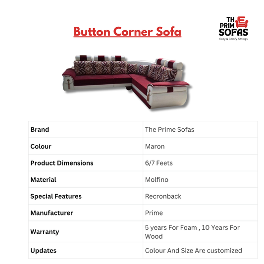 Butten Corner Sofa